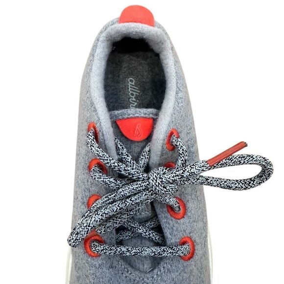 All Birds Women's Light Grey / Blue Wool Runners Size 8 - Picture 5 of 8